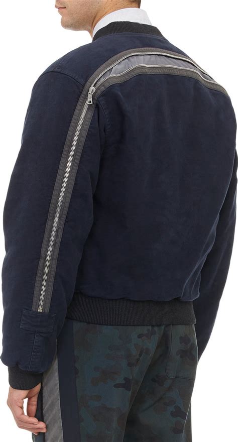 dries van noten bomber zipper